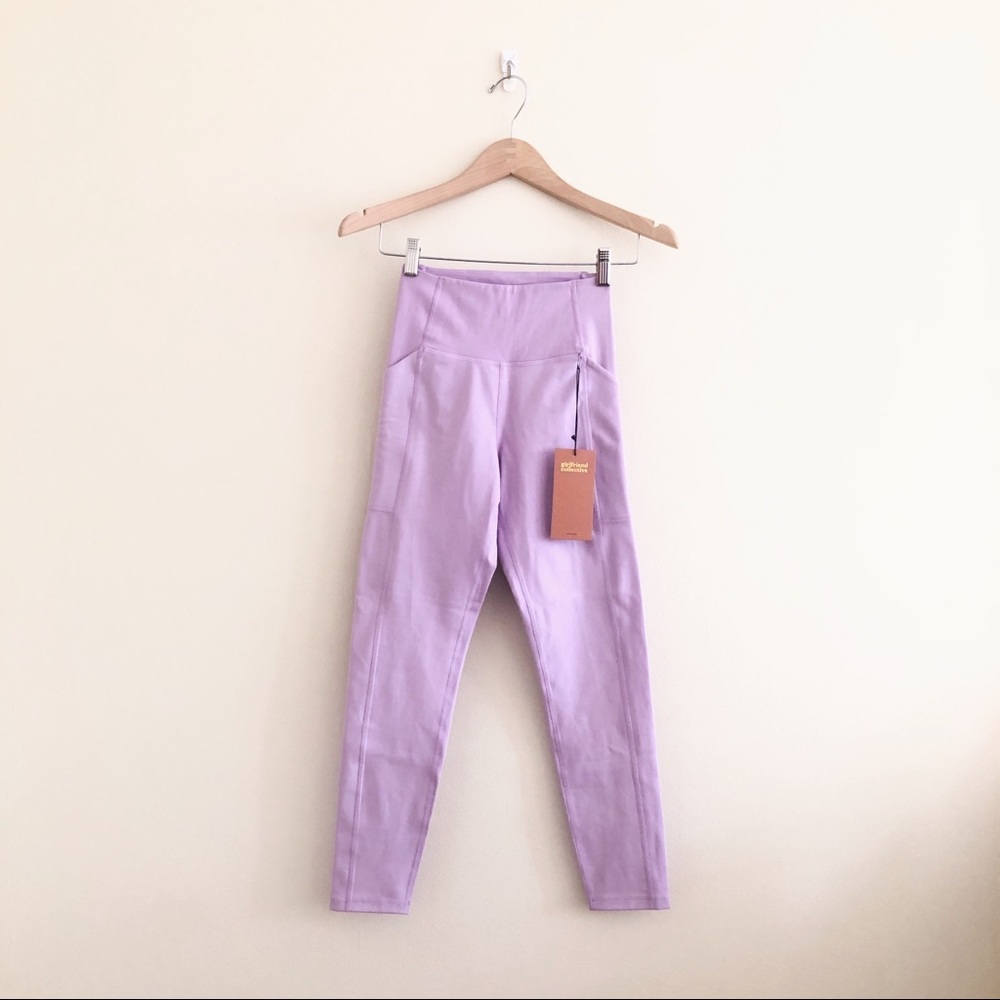 Girlfriend Collective High Rise Compression Leggings Lilac Size XS